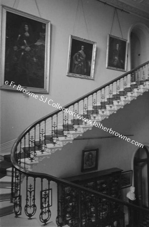 ROCKINGHAM HOUSE  WEST RAMP OF STAIRCASE